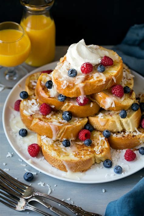 Coconut French Toast With Coconut Syrup Cooking Classy