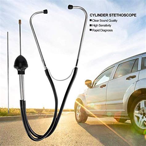 Acouto Mechanics Stethoscope Kit Car Engine Cylinder Stethoscope Auto ...