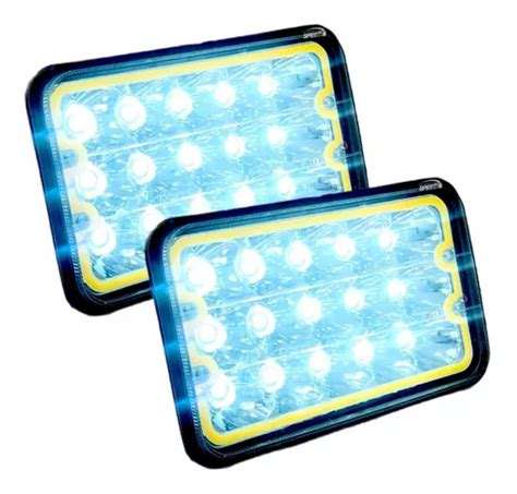 Par Faros Unidad X Led Cob Arillo Alta Y Baja H Bsp Mercadolibre