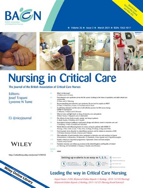 Posttraumatic Stress Disorder In Critical Illness Survivors And Its