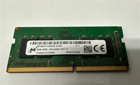 M Dulo De Memoria So Dimm Micron Mta Atf G Hz G B Gb Ddr