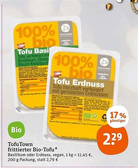 Tofutown Frittierter Bio Tofu Angebot Bei Tegut 1Prospekte De