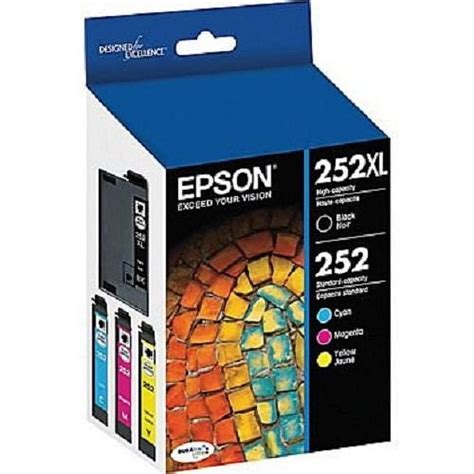 Epson T252XL BCS Combo Pack Black High Capacity And C M Y Standard