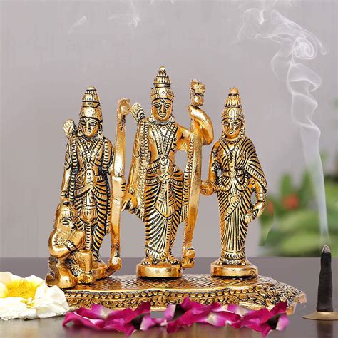 Buy Kitlyn Brass Ram Darbar Rama Sita Laxman Hanuman Murti Idol