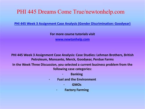 Ppt Phi Dreams Come True Newtonhelp Powerpoint Presentation