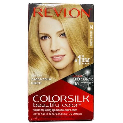 Revlon Colorsilk Beautiful Color 74 Medium Blonde Ammonia Free NIB