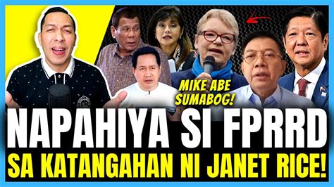 NABALIGTAD SI FPRRD SA KAB0B0HAN NI JANET RICE EB DENSYA IN LABAS