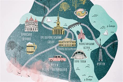 TRAVEL TO UKRAINE / 7 Interactive maps on Behance