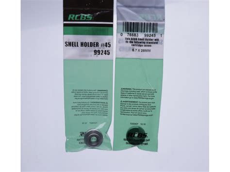 RCBS Reloading Equipment Shell Holder 45