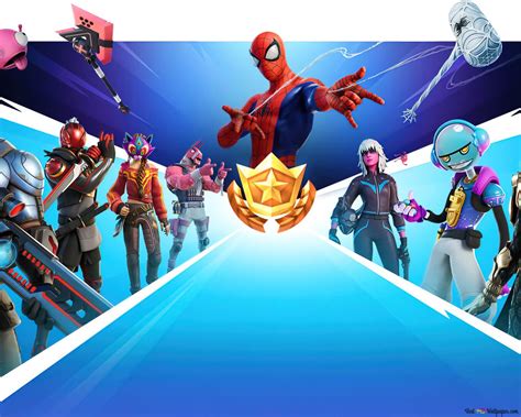 Fortnite spiderman HD wallpaper download