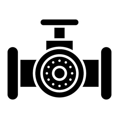 Ilustración en negro sólido de Reamer Glyph Vector Premium