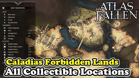 Atlas Fallen Caladias Forbidden Lands All Collectible Locations YouTube