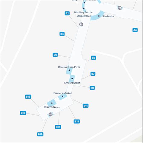 Louisville Airport Map | SDF Terminal Guide