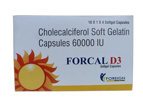 Cholecalciferol Soft Gelatin Iu Capsules X X At Rs