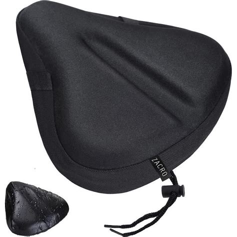 Housse De Selle De Vélo Large Mousse À Mémoire Et Coussin De Siège En