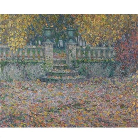 La Terrasse Automne Gerberoy By Henri Le Sidaner On Artnet