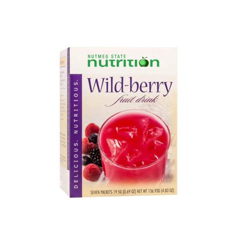 Fit Wise Wild Berry Fruit Drink Box Wild Berry Protein Drink Mix