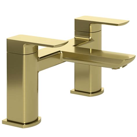 Divine Brushed Brass Bath Filler Utopia Bathrooms At The Forefront