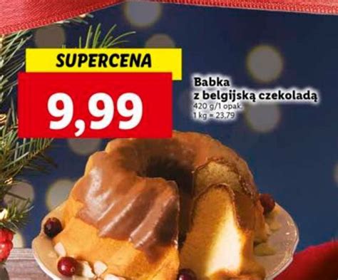 Promocja Babka z belgijską czekoladą w Lidl