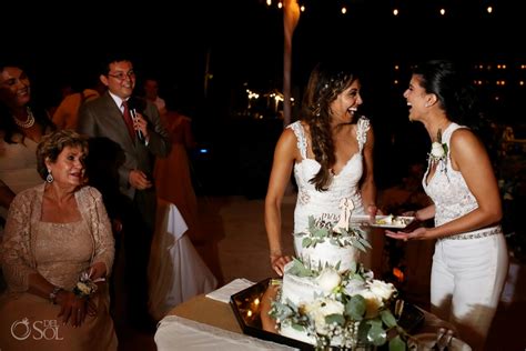 Mexico Same Sex Wedding Secrets Maroma Mellissa And Negin Del Sol