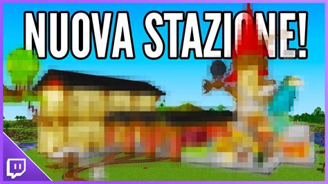 COSTRUISCO LA STAZIONE CreateCraft Minecraft ITA YouTube