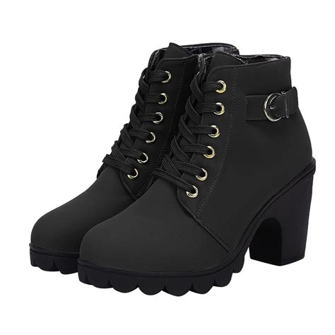 lace up boots for women ankle 8