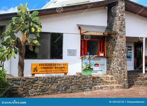 Charles Darwin Research Station on Santa Cruz Island in Galapagos National Park, Ecuador ...