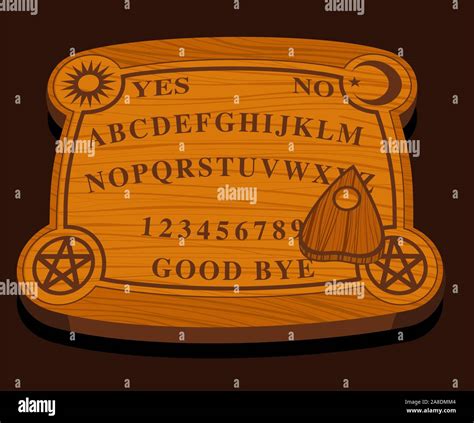 Ouija Board Spirit Stock Vector Images Alamy