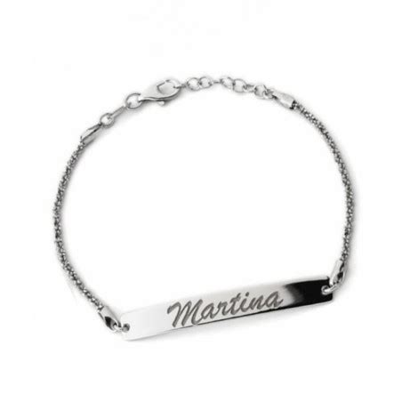 Bracciale Con Targhetta Personalizzata