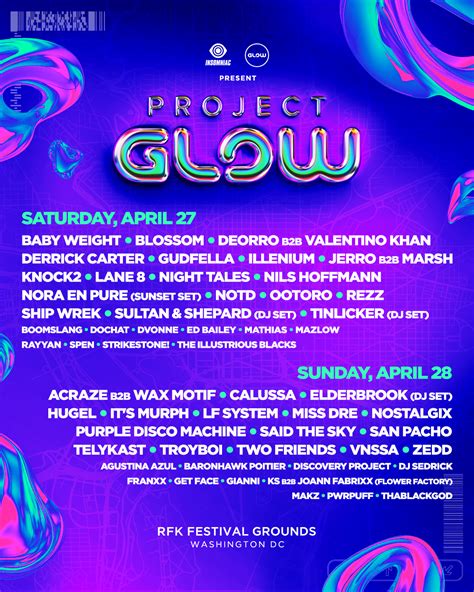 Lineup Project Glow