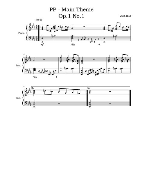 Peter Pan Suite For Piano Op1 No1 12 Sheet Music For Flute Piano