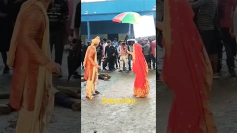 Sangharsh Khesari Lal Yadav Ka Shooting Ka Action Time Ka Video