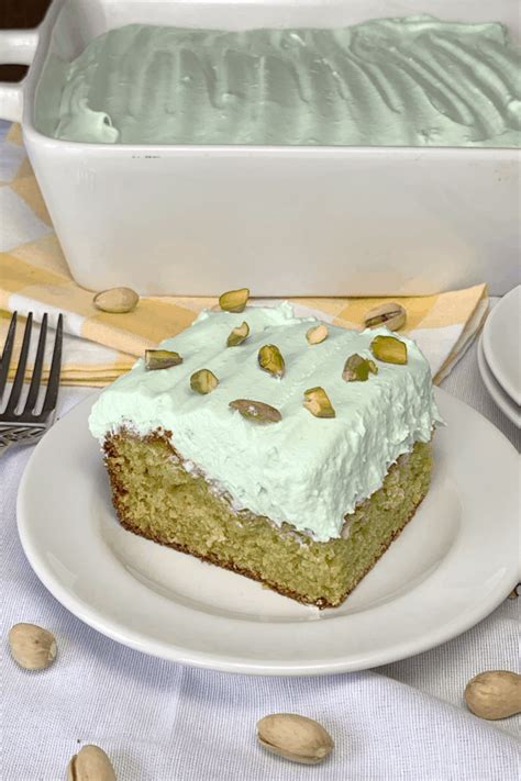 Easy Pistachio Pudding Cake Plowing Through Life