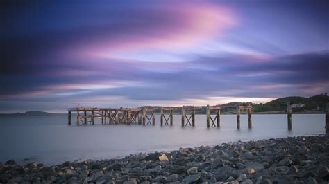 Aberdour Pier The Old Pier At Aberdour During Sunset Kwallace88