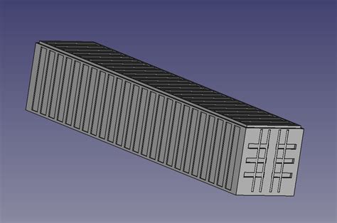 Stl File 40 Ft Sea Container N Scale 1160・3d Print Design To Download・cults