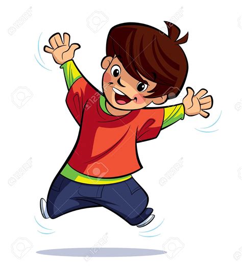 An excited little boy is | Clipart Panda - Free Clipart Images