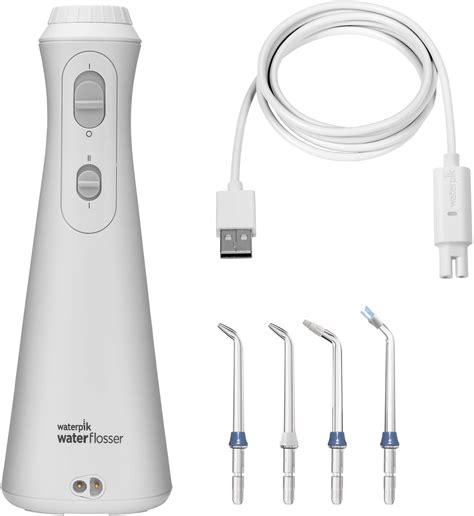 Waterpik Cordless Plus Water Flosser White Wp Best Buy