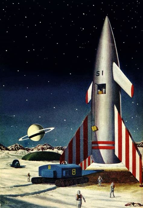 Art By John Pederson 1958 Arte Sci Fi Sci Fi Art Retro Futurism Art