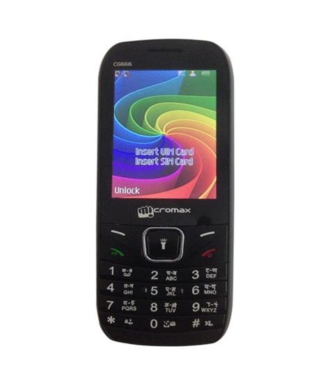 Lowest Price Micromax Cg Black Grey Price In India