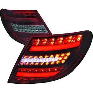 Coppia Fari Fanali Posteriori Tuning Clas C W Berlina Led Fum