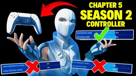 Best Settings Fortnite Chapter 5 Season 2 Controller Youtube