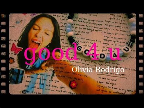 Lyrics Good U Olivia Rodrigo Youtube