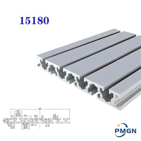 Extrusi N De Perfil De Aluminio 15180 Piezas CNC De 100mm A 1000mm De