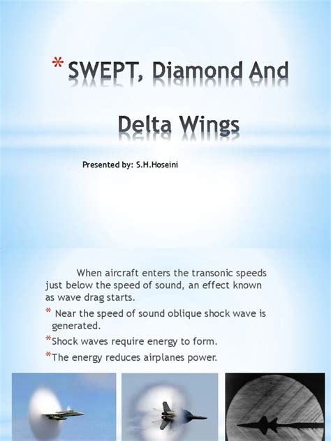 Swept, Diamond and Delta Wings | PDF | Motion (Physics) | Dynamics ...