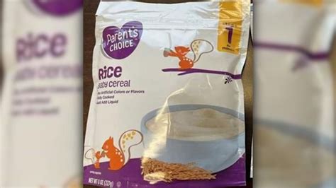 Parent's Choice Rice Baby Cereal from Walmart recalled due to arsenic ...