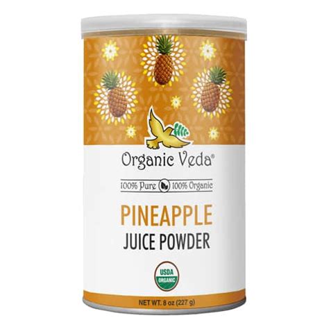 Buy Best Quality Organic Pineapple Juice Mix Powder In India