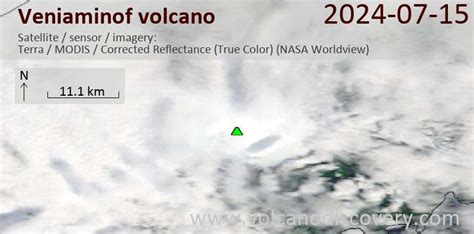 Latest Satellite Images Of Veniaminof Volcano VolcanoDiscovery