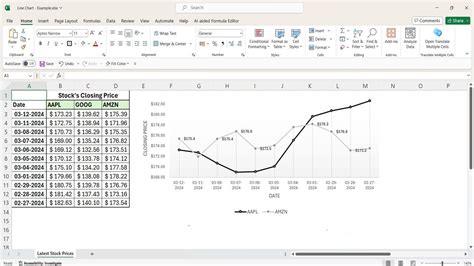 How To Create A Line Chart In Excel Macabacus