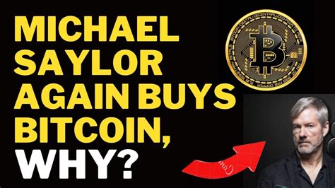 Michael Saylor Buys 3800 Bitcoins What Next For Btc Youtube