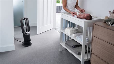 Dyson Hot Cool Heizlüfter AM09 Weiß Nickel